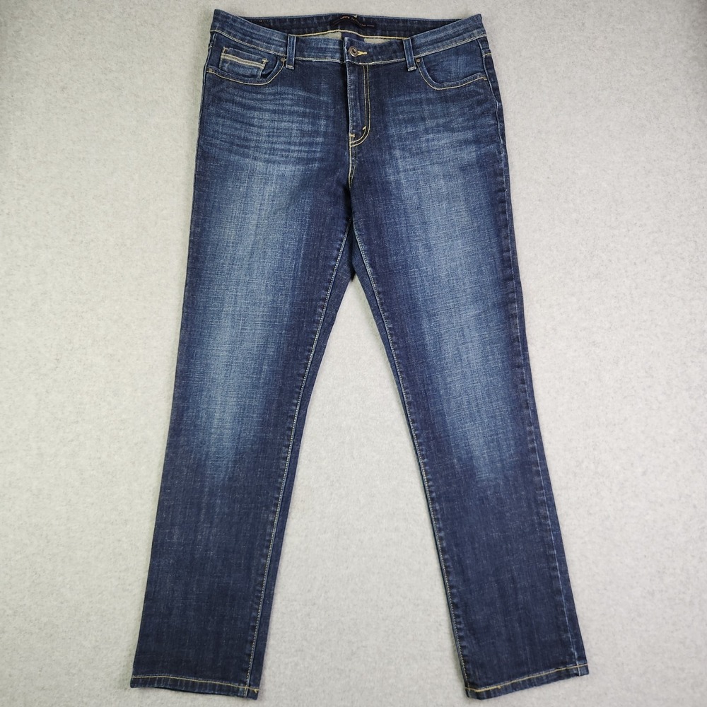 Levi's The Original Jeans Women's‎ 14M Blue Denim Stretch Mid Rise Skinny Leg